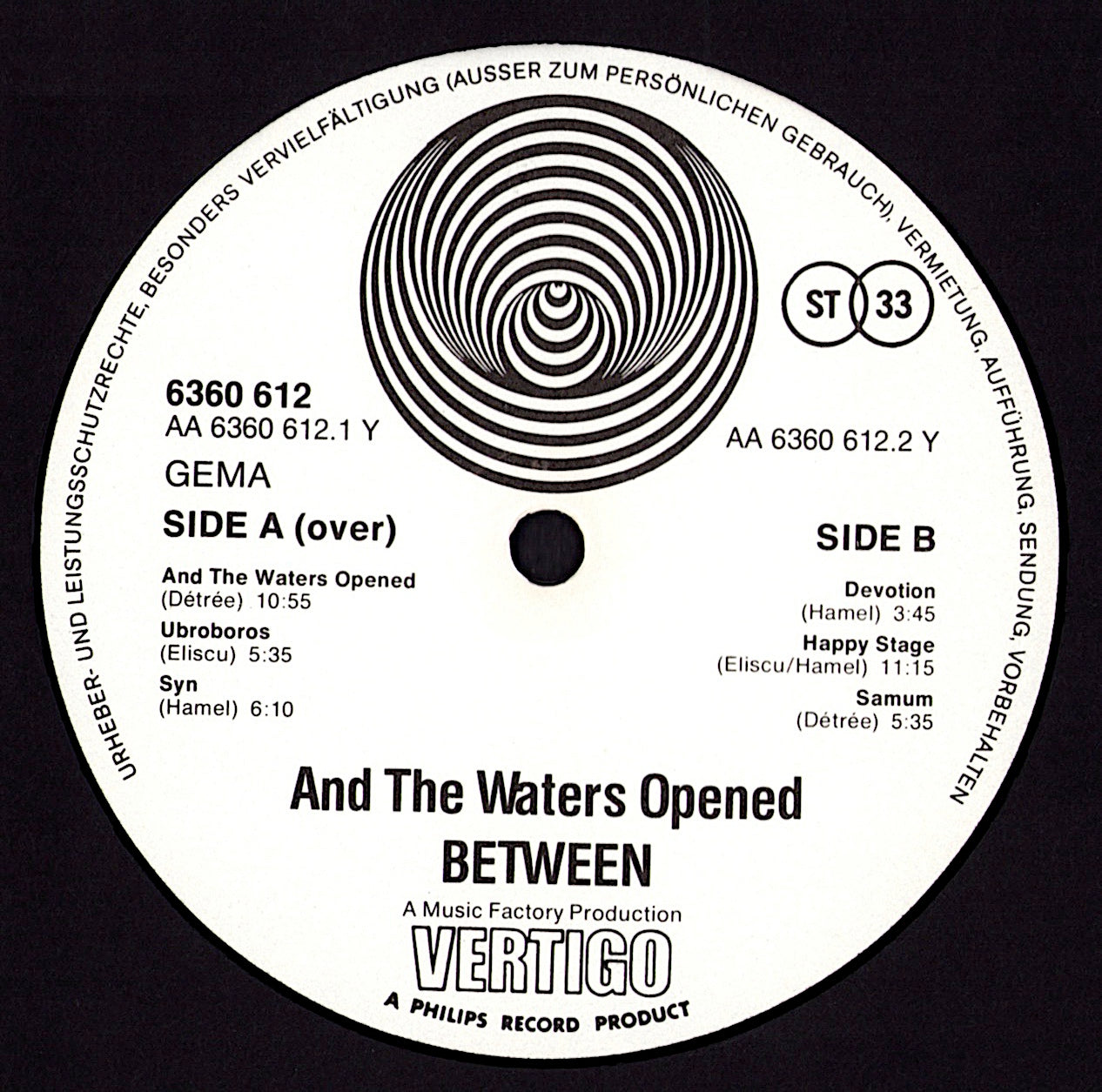 Between - Hesse Between Music Vinyl LP Kopie