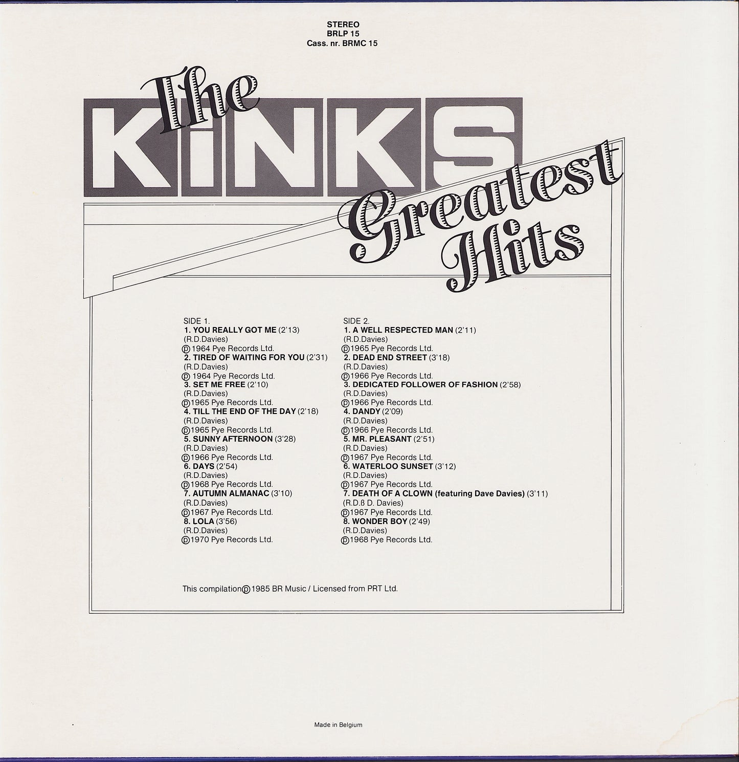 The Kinks - Greatest Hits Vinyl LP