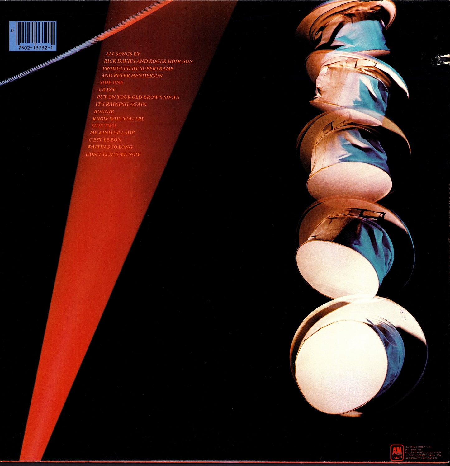 Supertramp ‎- "...Famous Last Words..." (Opaque Translucent Vinyl LP)