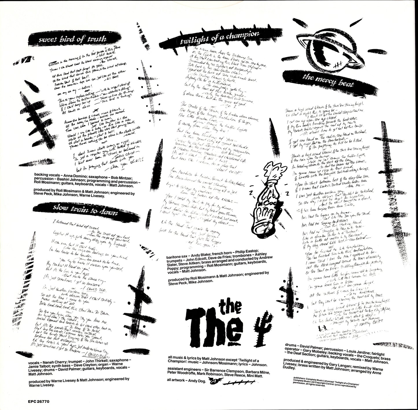 The The ‎- Infected Vinyl LP Kopie