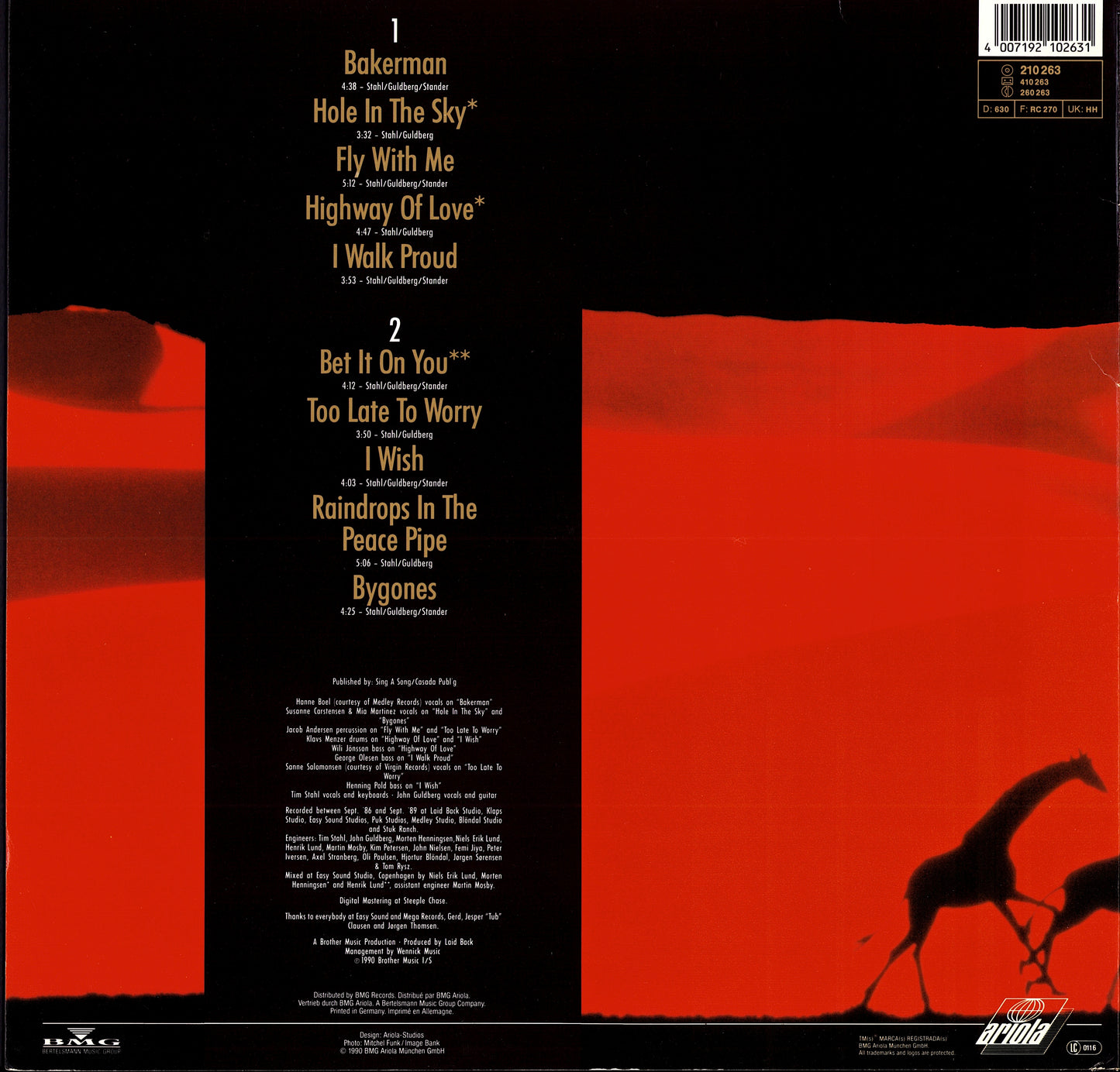 Laid Back - Hole In The Sky Vinyl LP Kopie