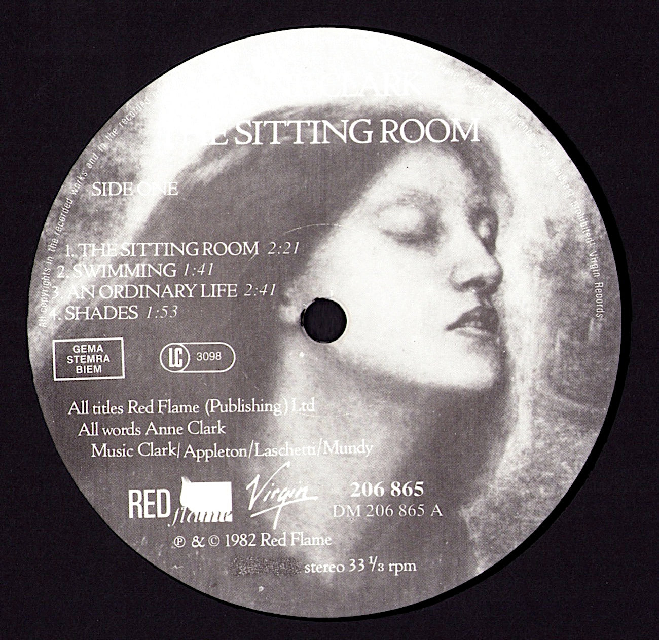 Anne Clark – Joined Up Writing Vinyl LP Kopie Kopie