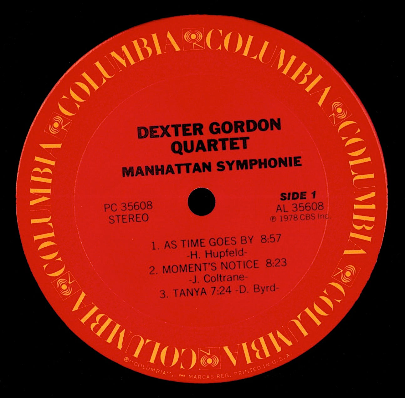 Dexter Gordon Quartet – Manhattan Symphonie Vinyl LP | US Original | 1978