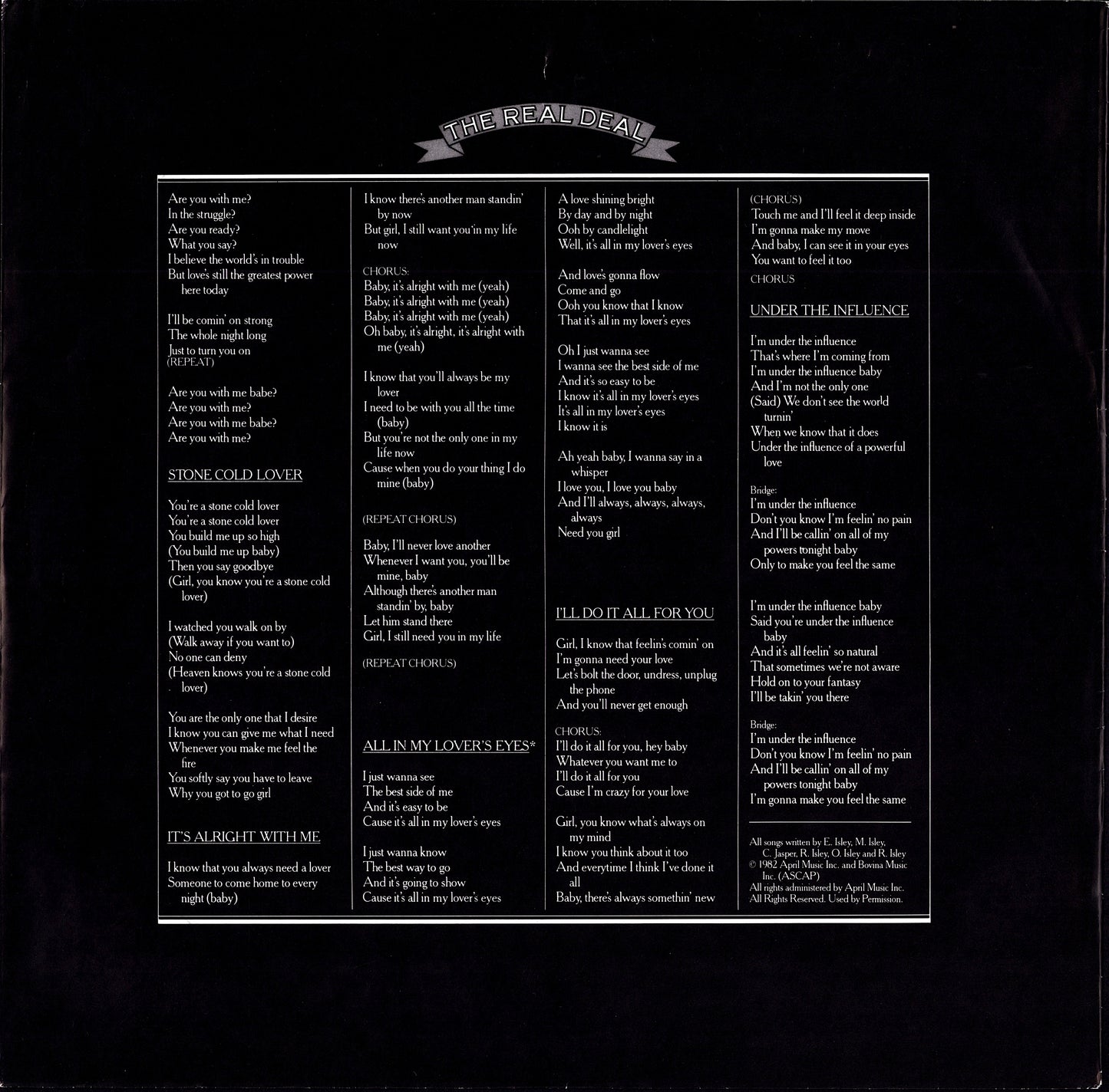 The Isley Brothers – The Real Deal Vinyl LP