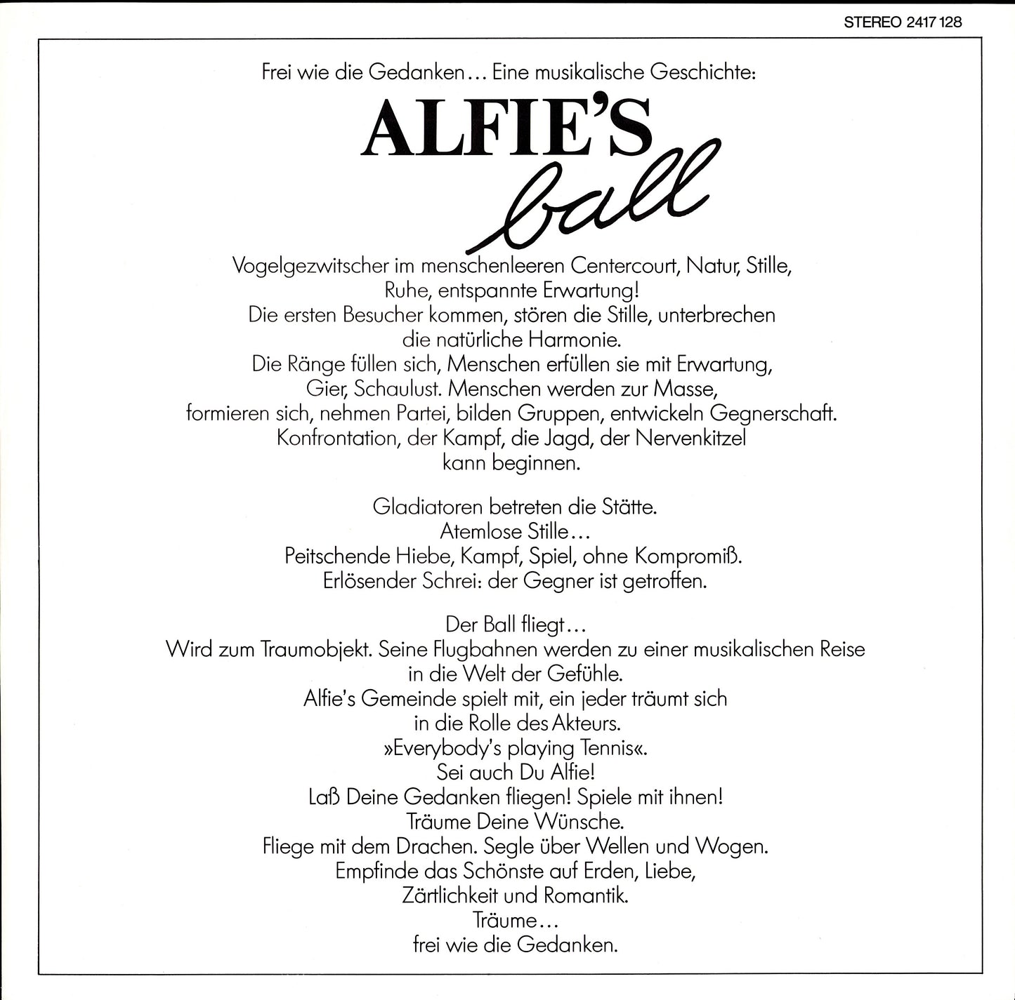 Alfie – Alfie's Ball (Vinyl LP)