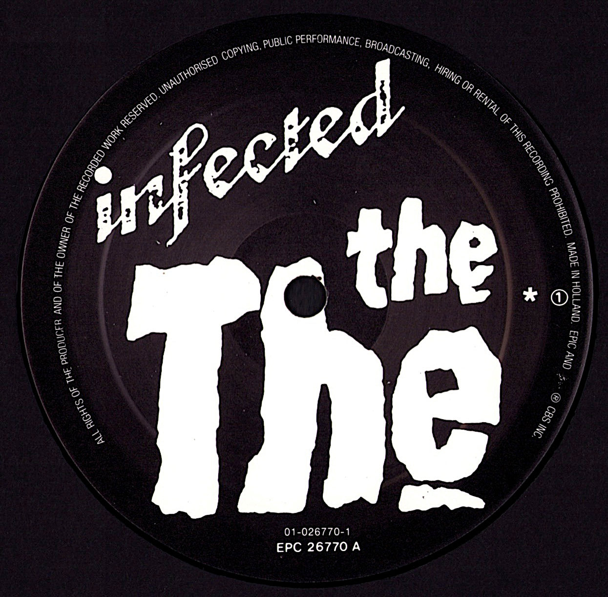 The The ‎- Infected Vinyl LP Kopie