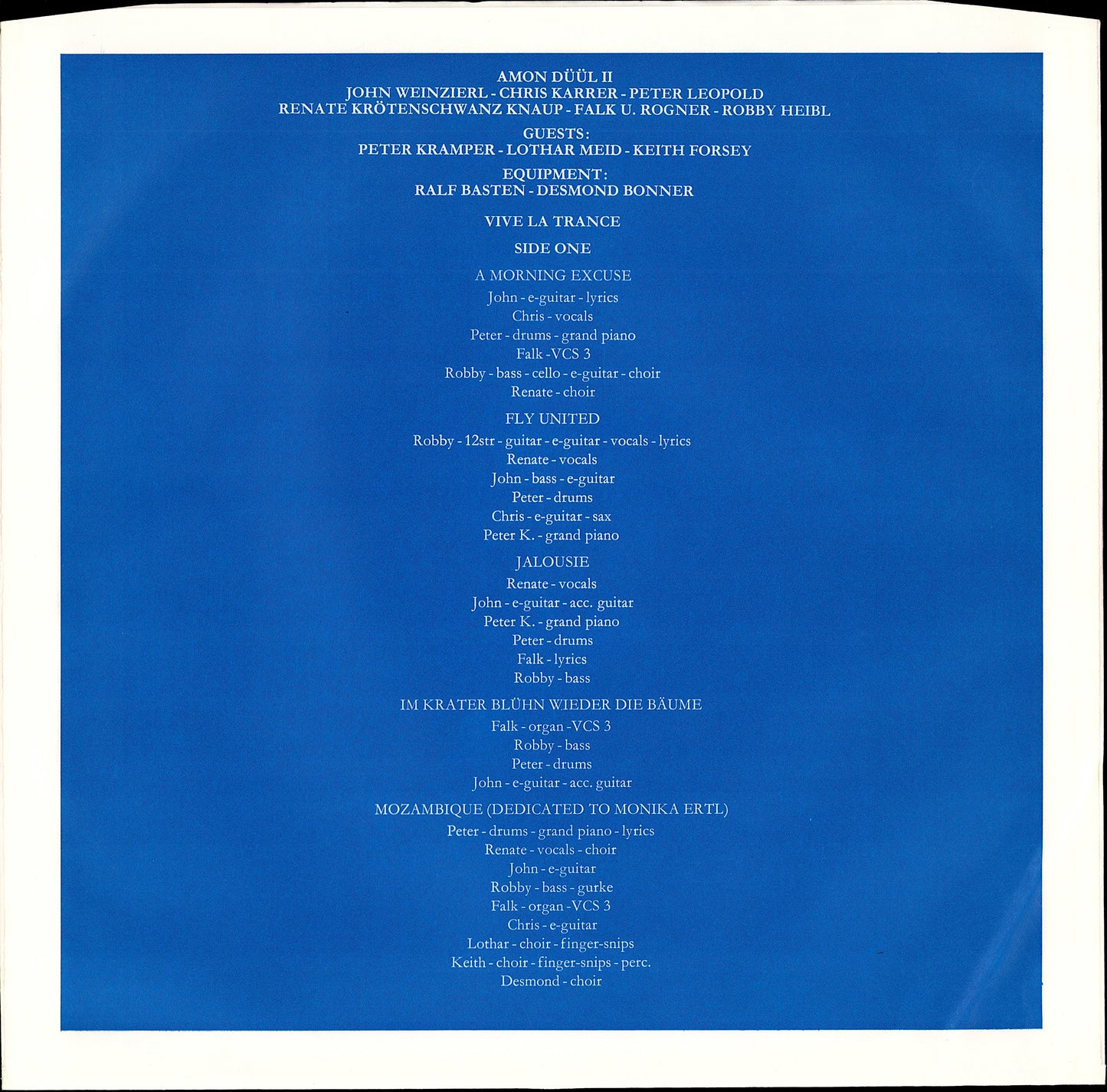 Amon Düül 2 – Vive La Trance (Vinyl LP)