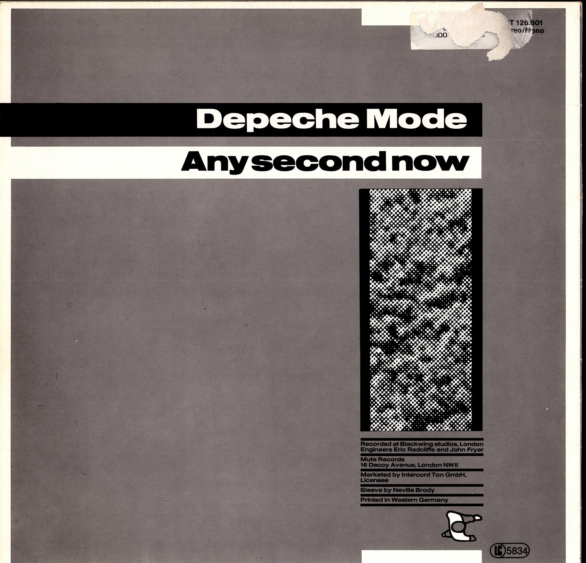 Depeche Mode – Just Can't Get Enough Black Vinyl 12" Maxi-Single