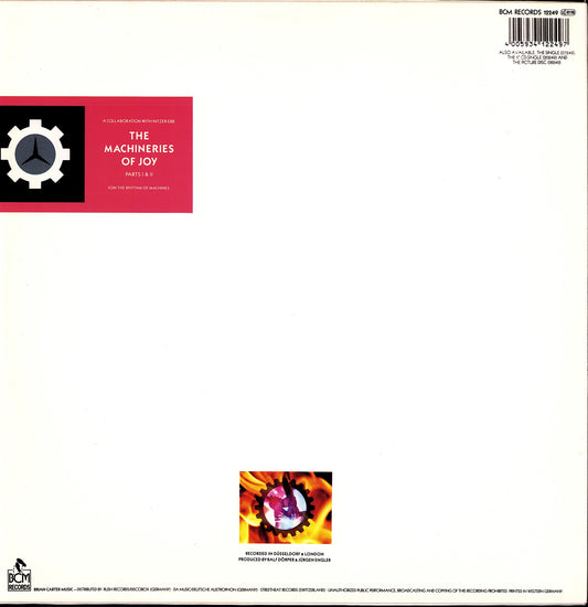 Die Krupps – The Machineries Of Joy Parts I & II Vinyl 12" Maxi-Single