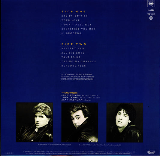 The Outfield – Play Deep (Vinyl LP)