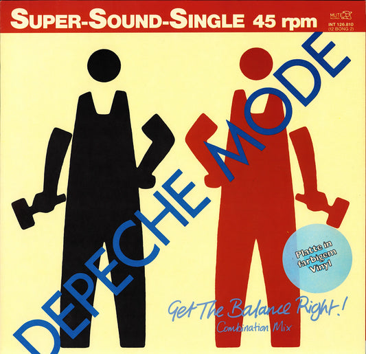 Depeche Mode – Get The Balance Right! Combination Mix Red Vinyl 12" Maxi-Single