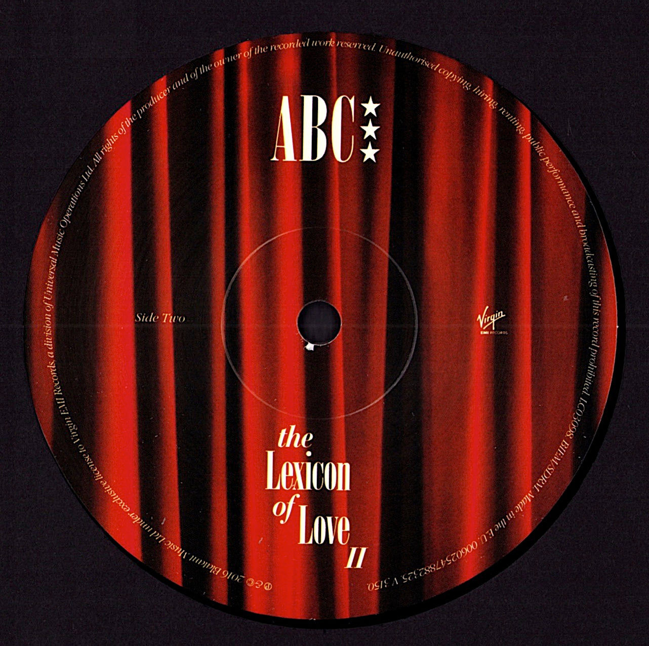 ABC – The Lexicon Of Love II Vinyl LP, EU Original, 2016