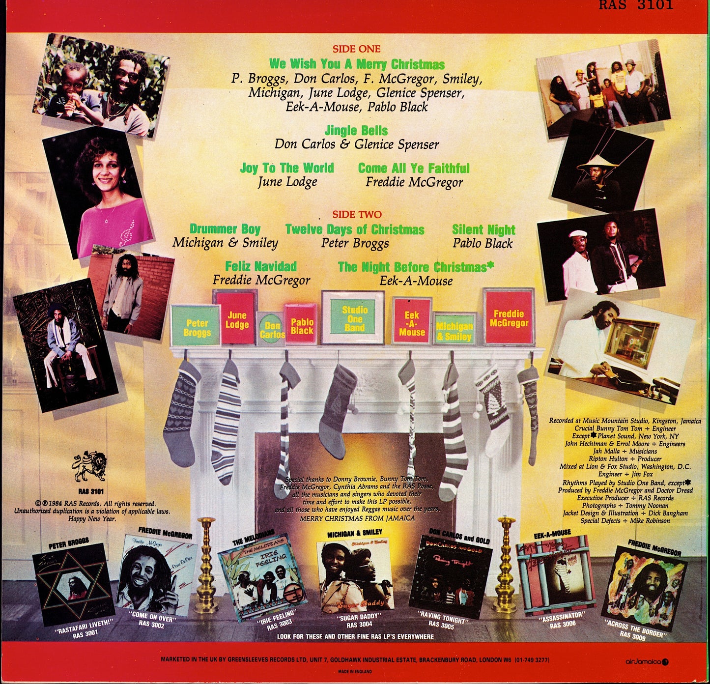 Ras Records Presents: A Reggae Christmas(Vinyl LP)