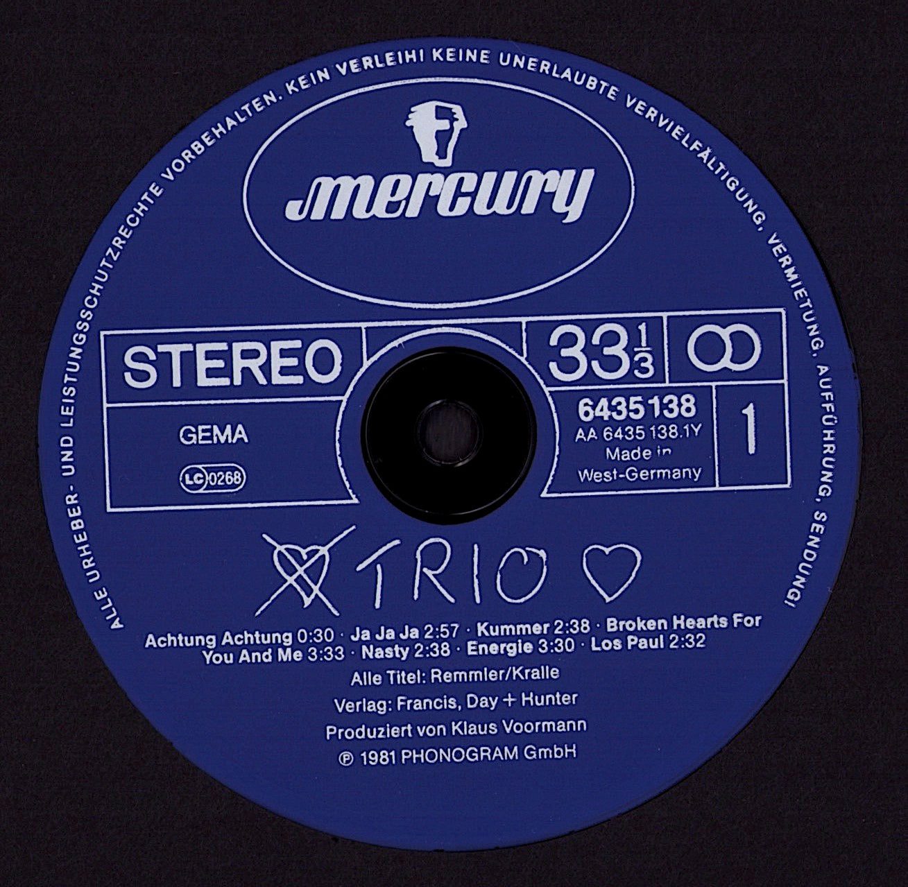 Trio - Trio Vinyl LP
