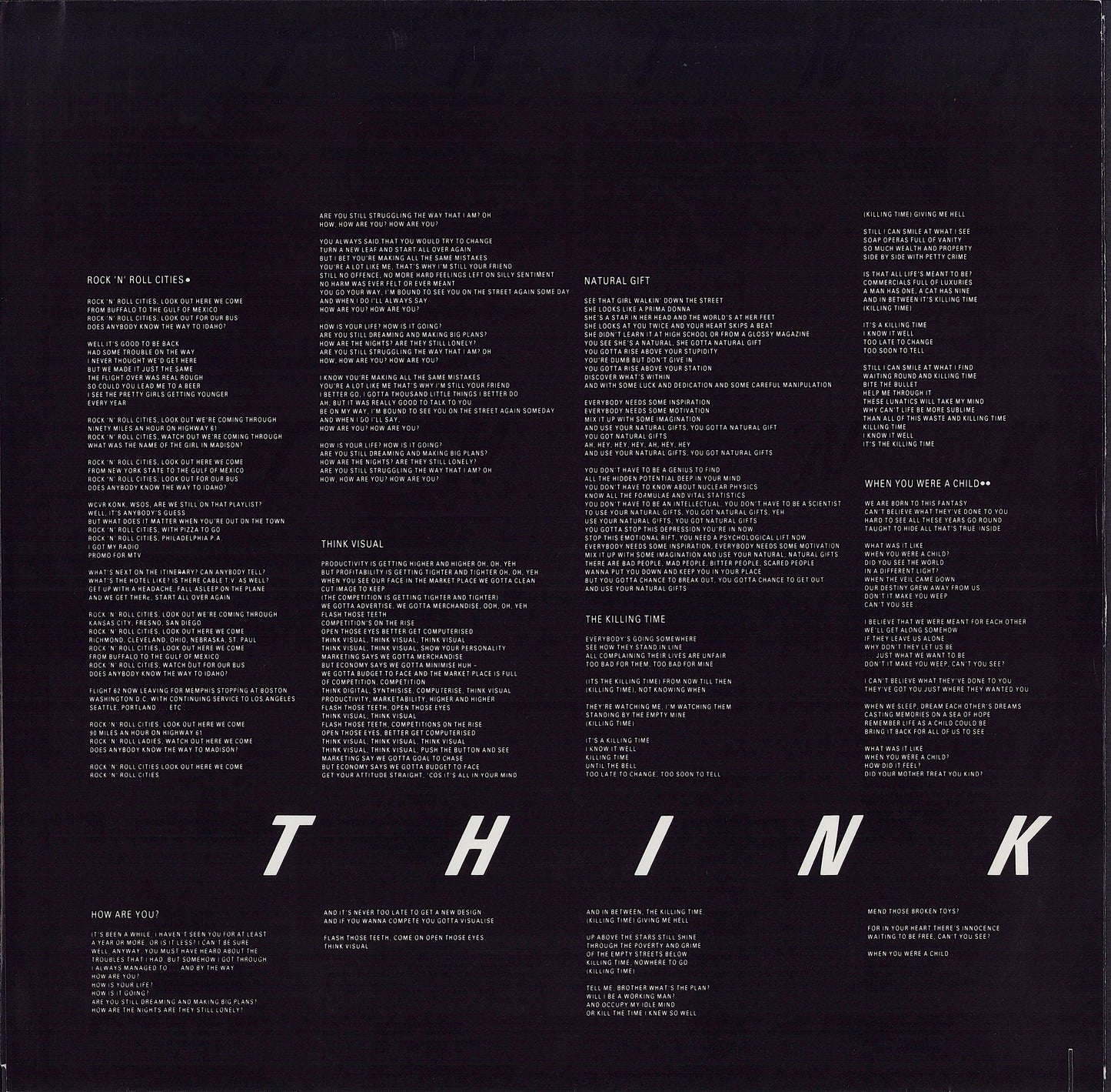The Kinks - Think Visual Vinyl LP