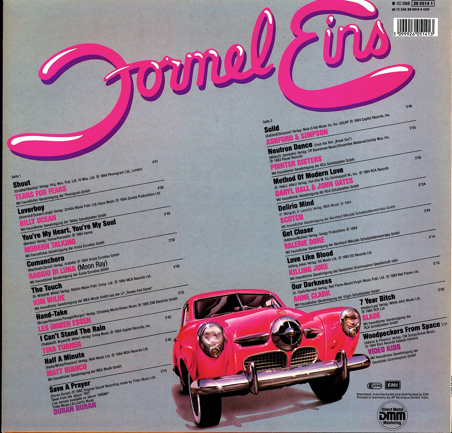 Formel Eins – Frühjahr '85 Vinyl LP