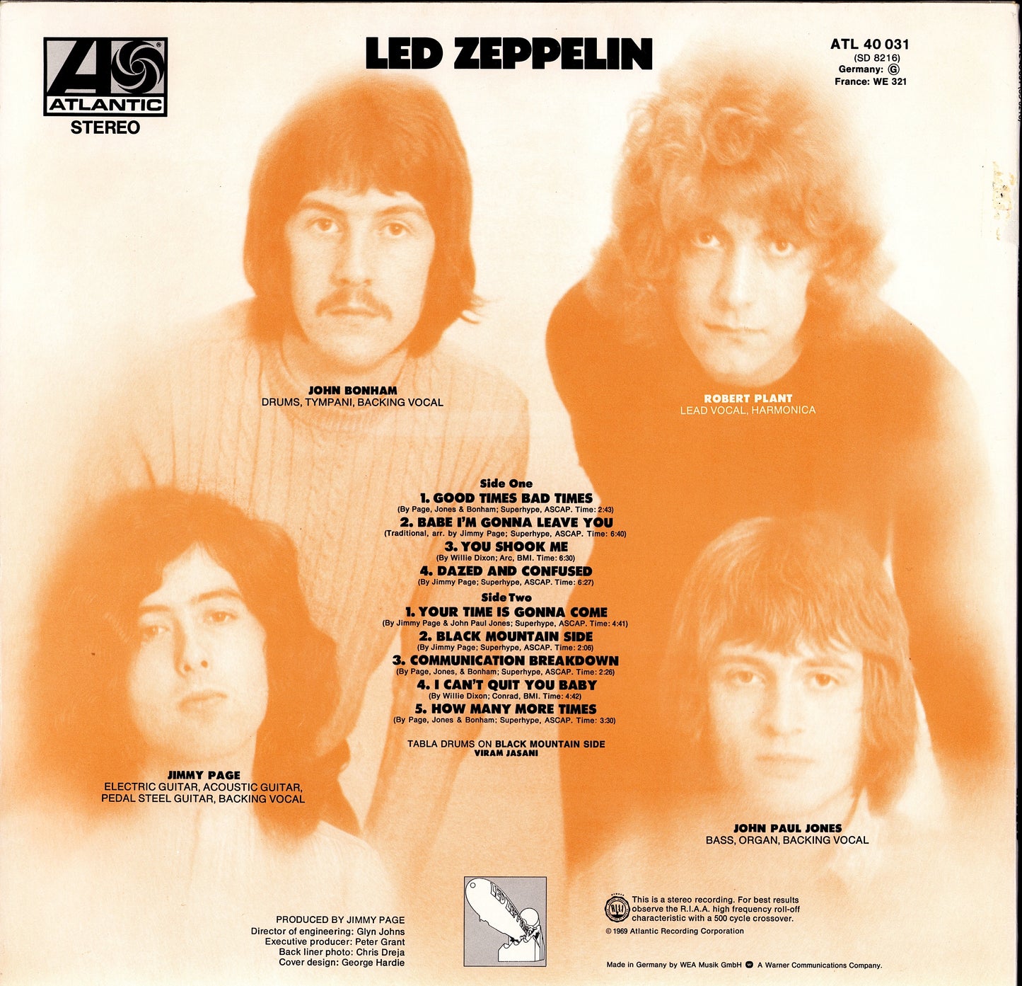 Led Zeppelin ‎- Led Zeppelin (Vinyl LP)