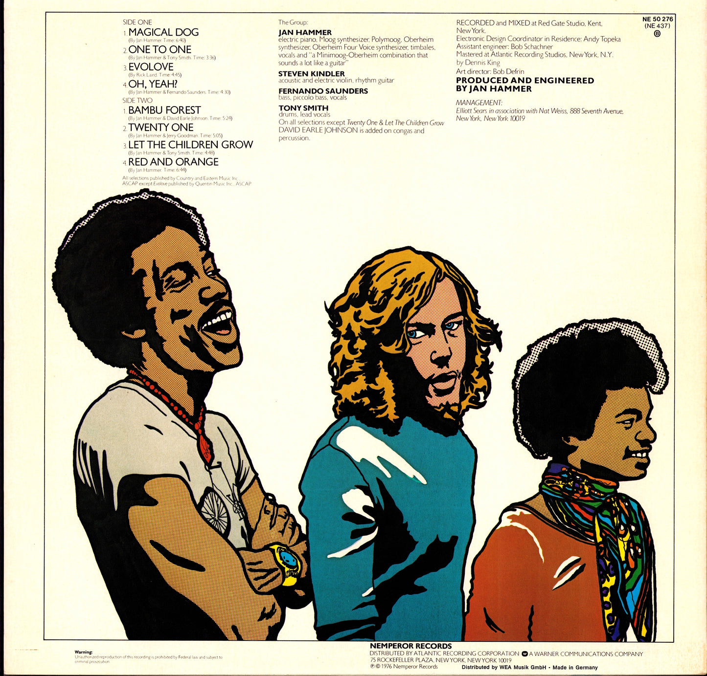 Jan Hammer – Oh, Yeah? Vinyl LP | DE Original | 1976