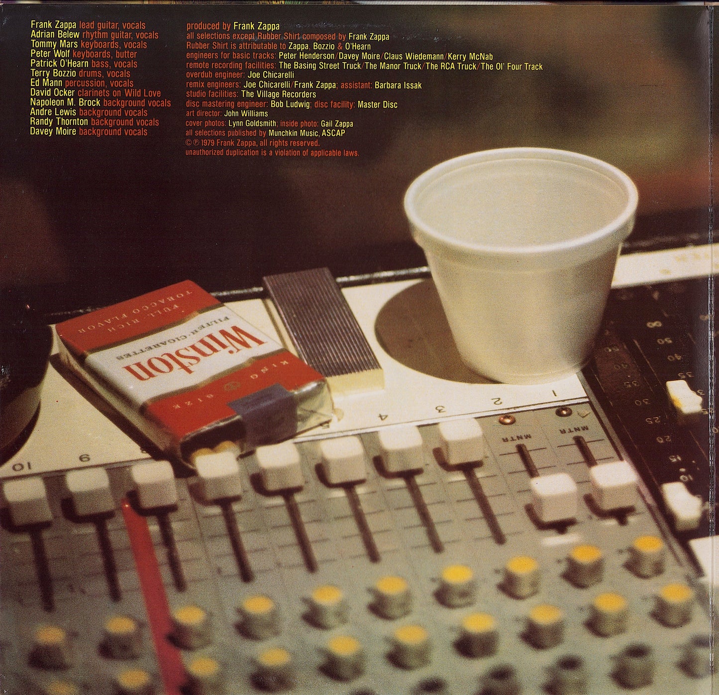Frank Zappa ‎- Sheik Yerbouti Vinyl 2LP