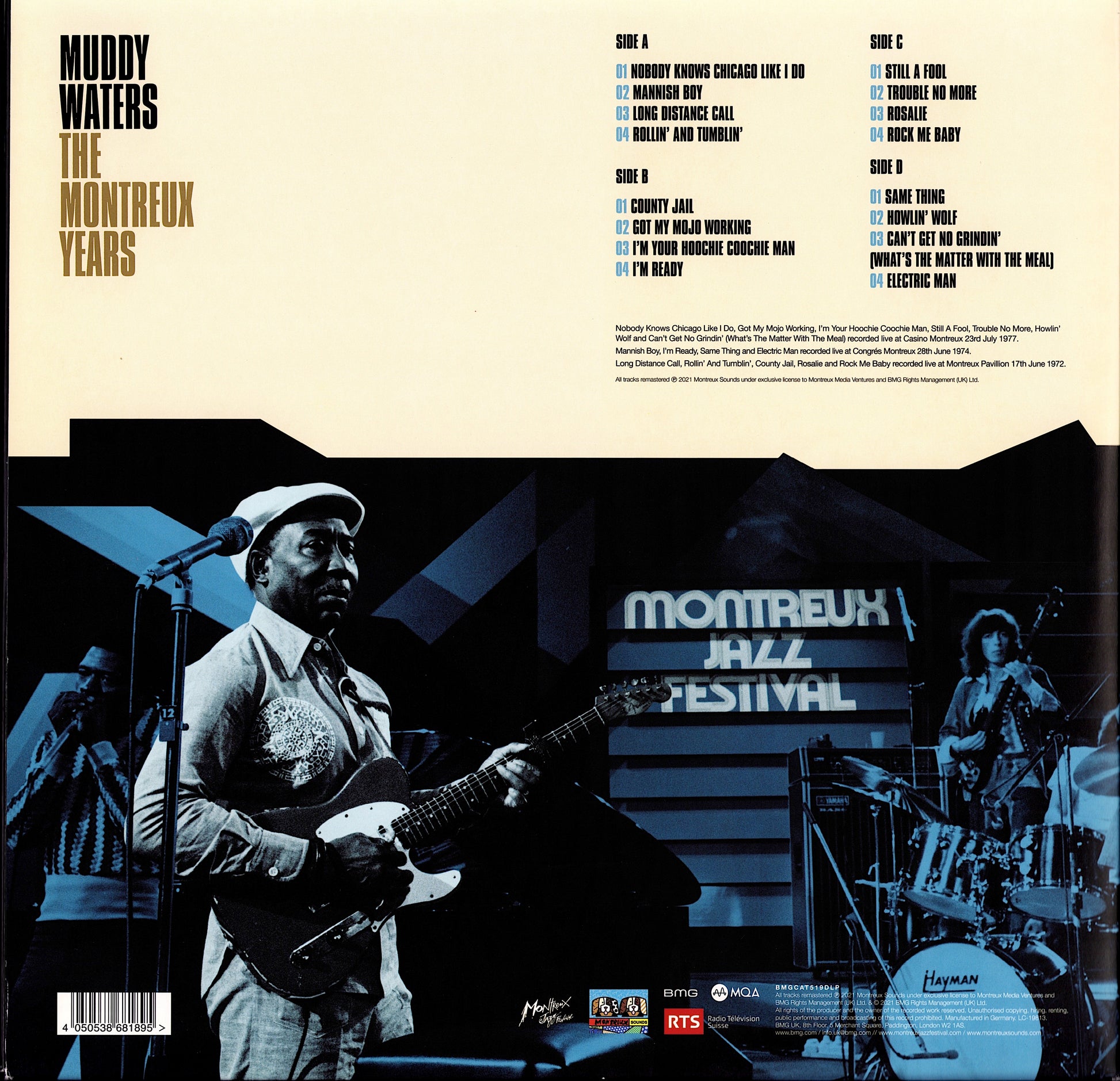 Muddy Waters – The Montreux Years Vinyl 2LP