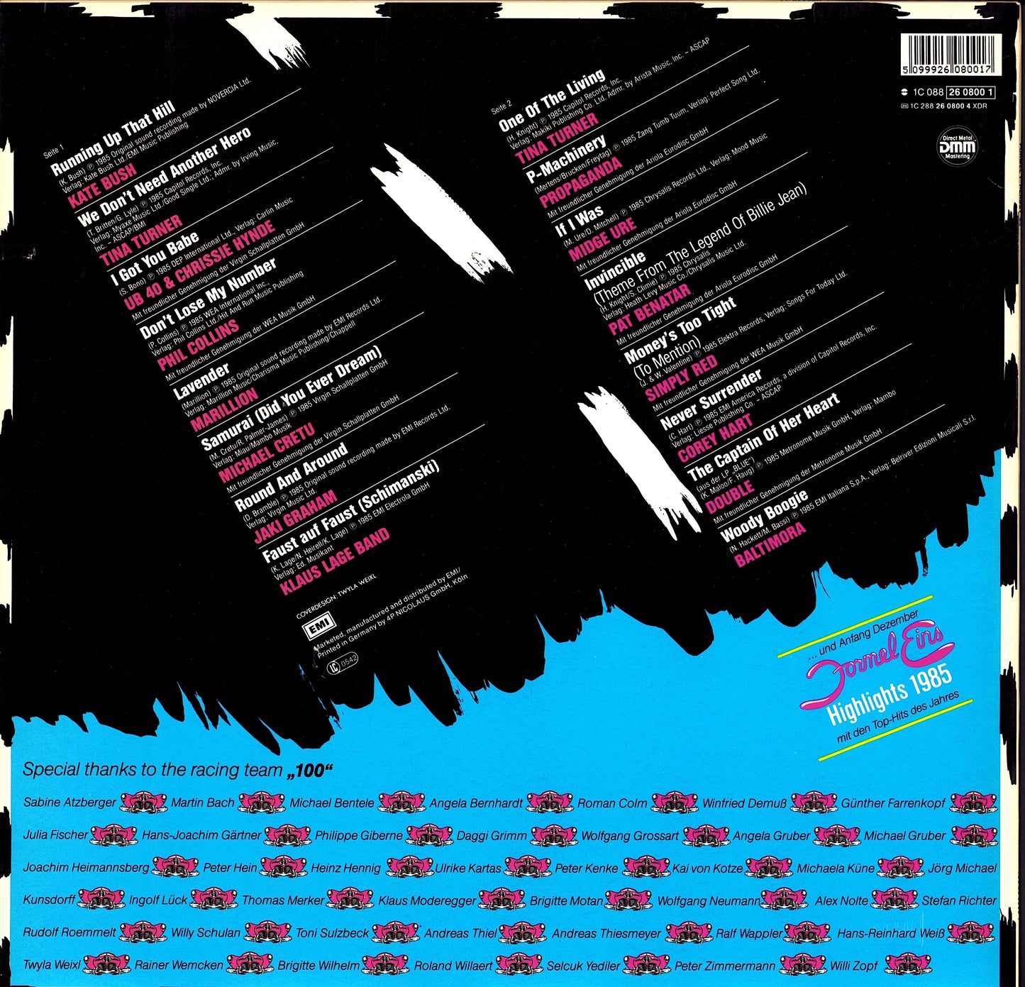 Formel Eins – Herbst '85 Vinyl LP