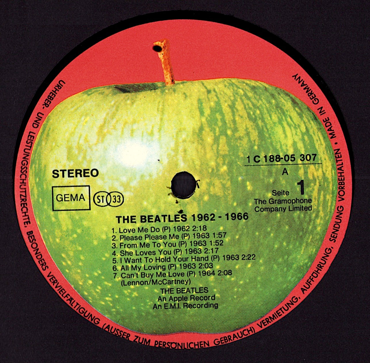 The Beatles – 1962-1966 „Red Album“ (Vinyl 2LP | DE Original | 1973)