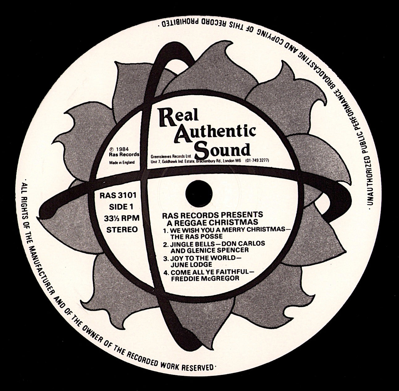 Ras Records Presents: A Reggae Christmas(Vinyl LP)