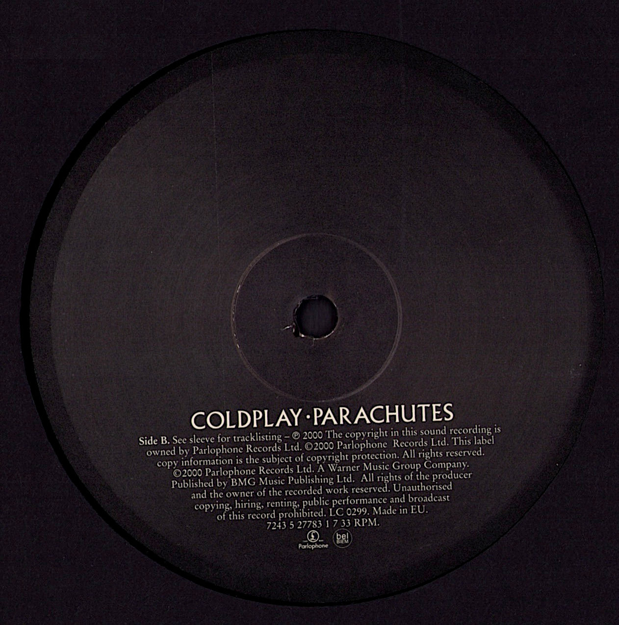 Coldplay – Parachutes (Vinyl LP)