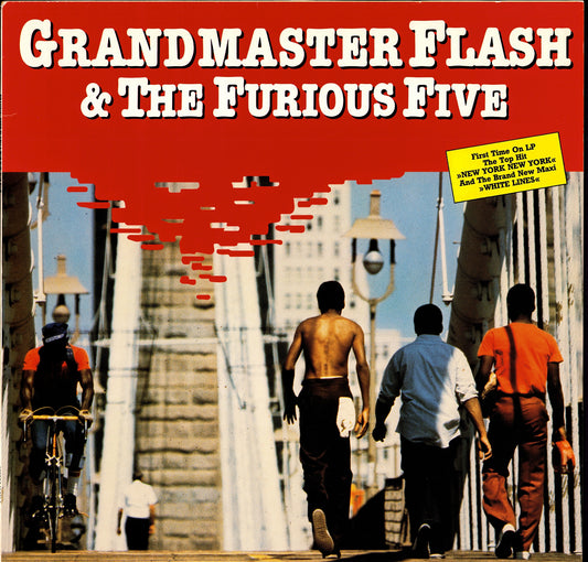 Grandmaster Flash & The Furious Five ‎- Grandmaster Flash & The Furious Five Vinyl LP Kopie