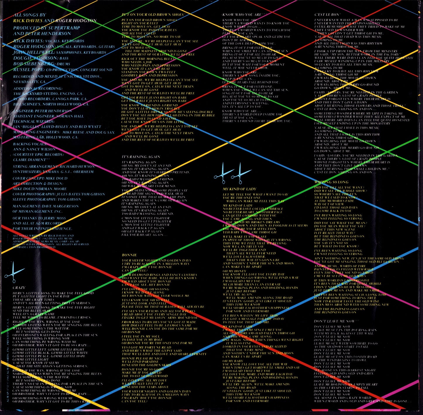 Supertramp ‎- "...Famous Last Words..." (Opaque Translucent Vinyl LP)