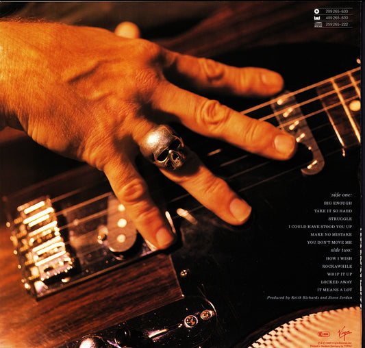 Keith Richards ‎- Talk Is Cheap Vinyl LP