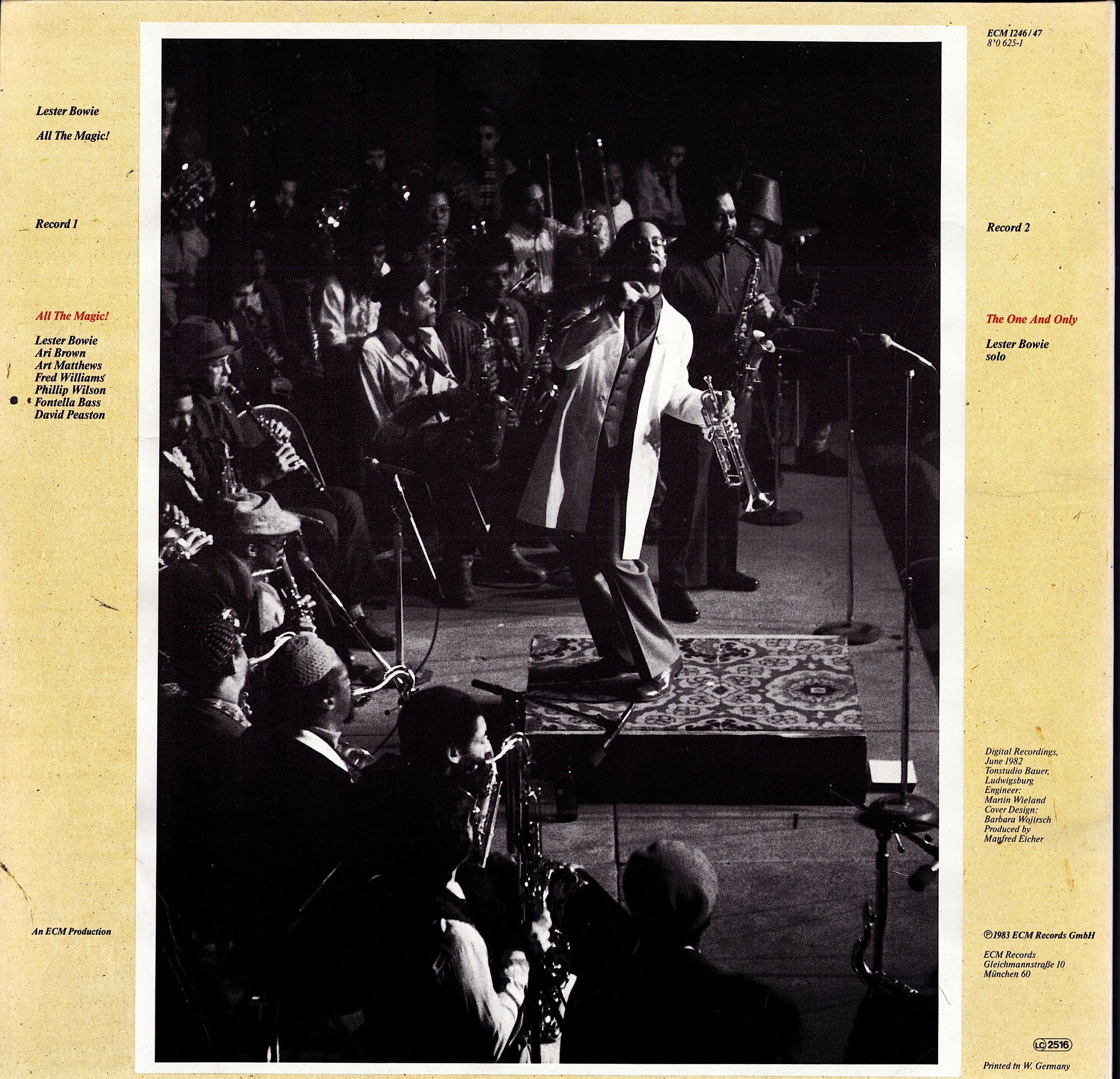Lester Bowie Brass Fantasy – Avant Pop Vinyl LP Kopie
