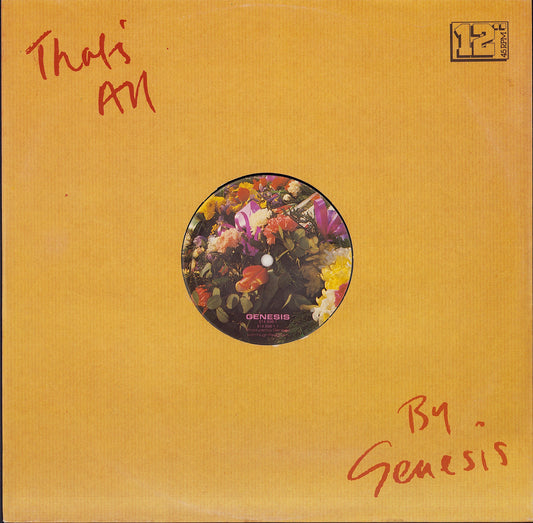 Genesis ‎- That's All Vinyl 12"