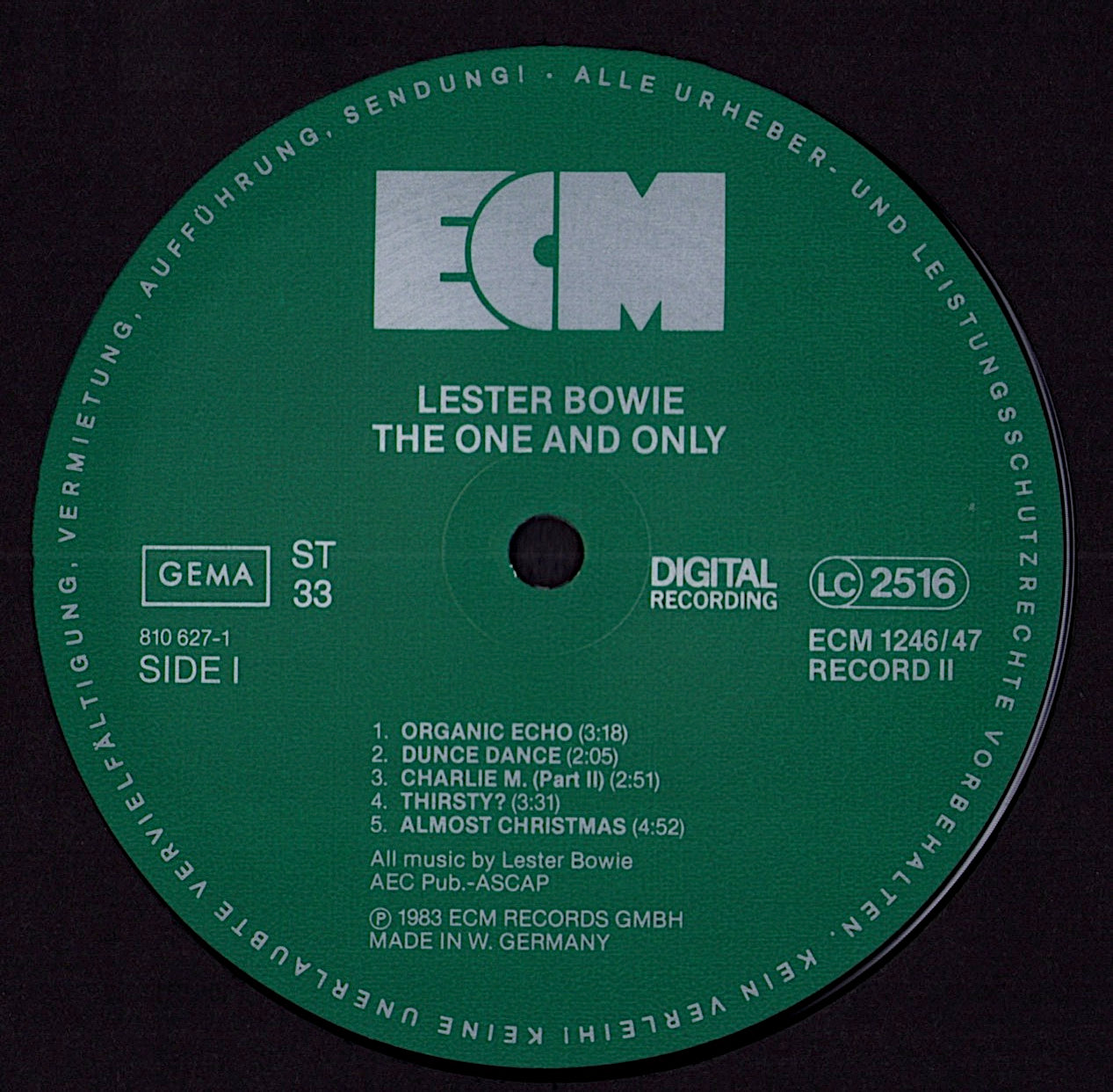 Lester Bowie Brass Fantasy – Avant Pop Vinyl LP Kopie