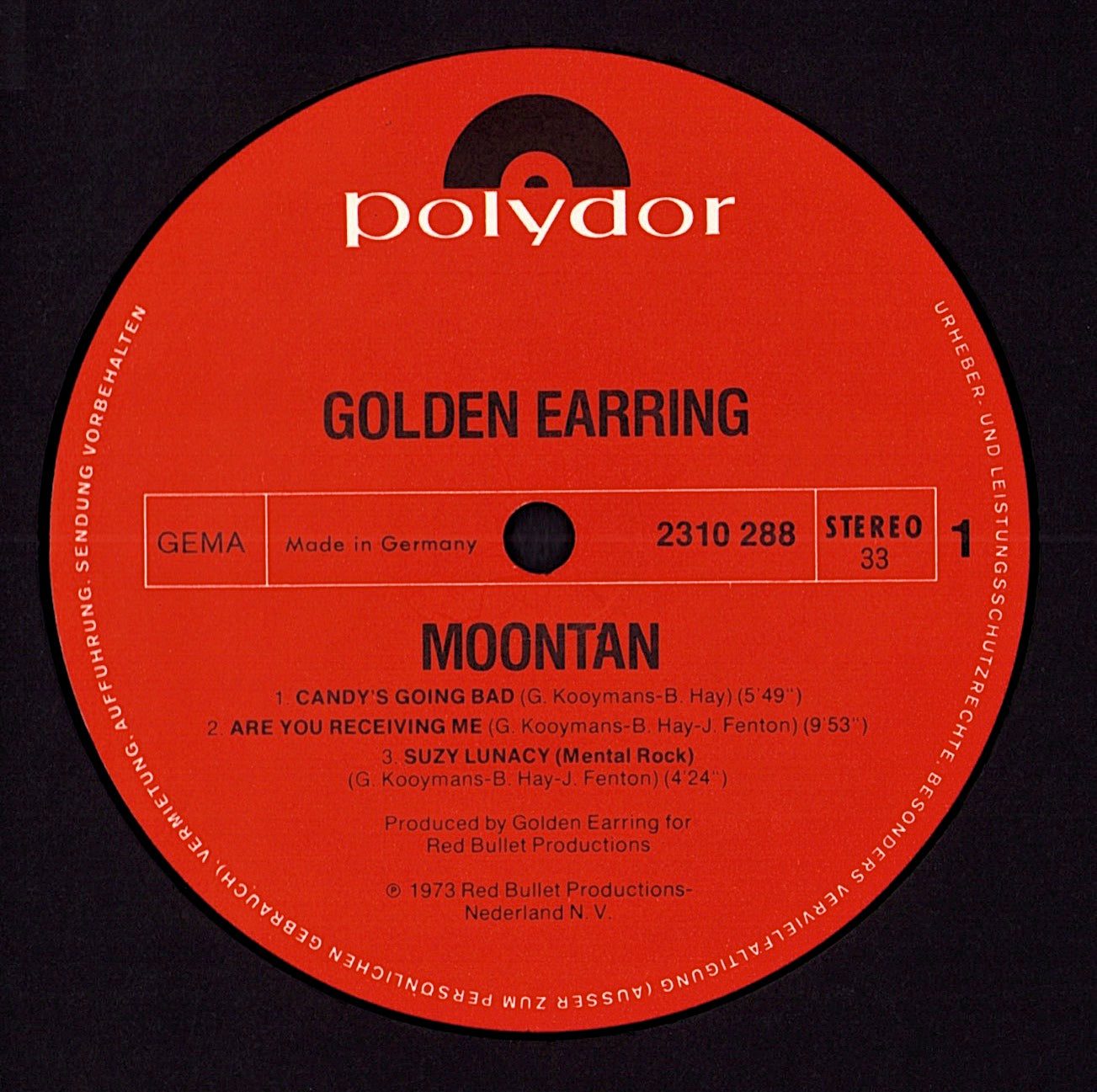 Golden Earring – Moontan Vinyl LP Kopie
