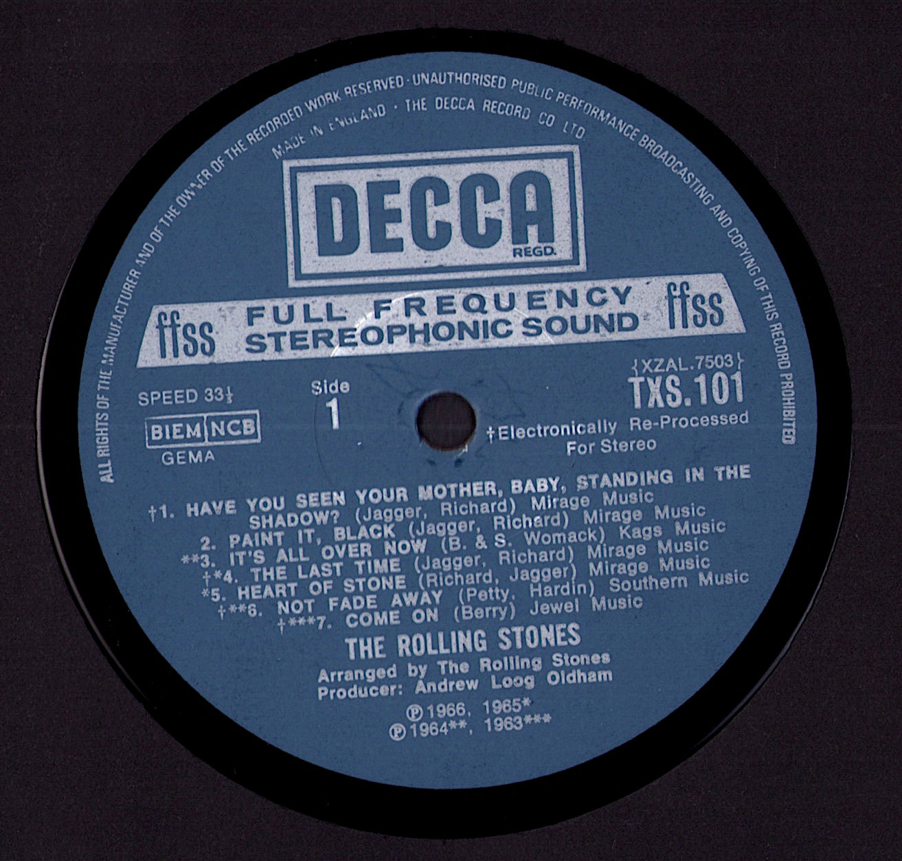 The Rolling Stones – Big Hits High Tide And Green Grass Vinyl LP, DE Reissue
