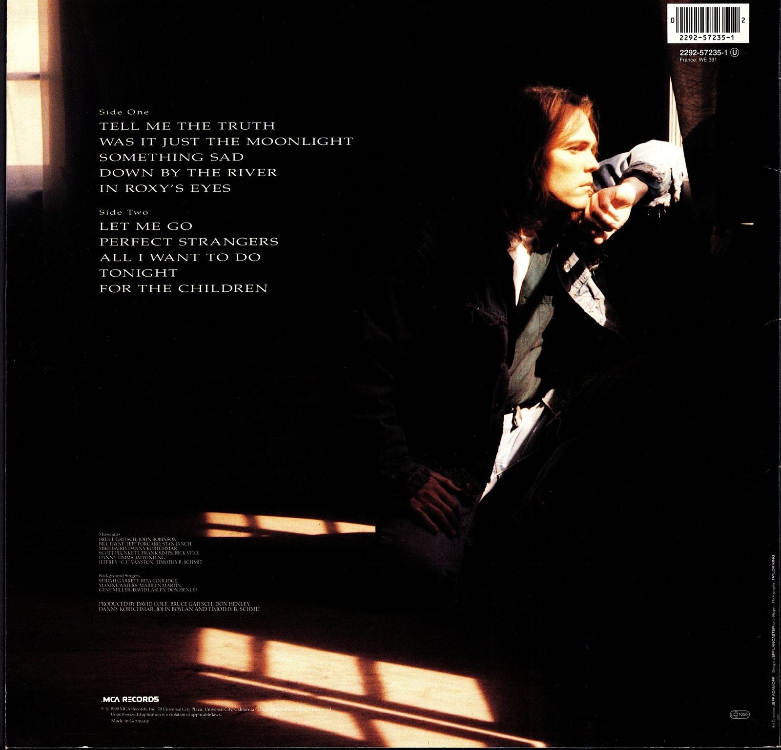 Timothy B. Schmit – Tell Me The Truth Vinyl LP | EU Original | 1990