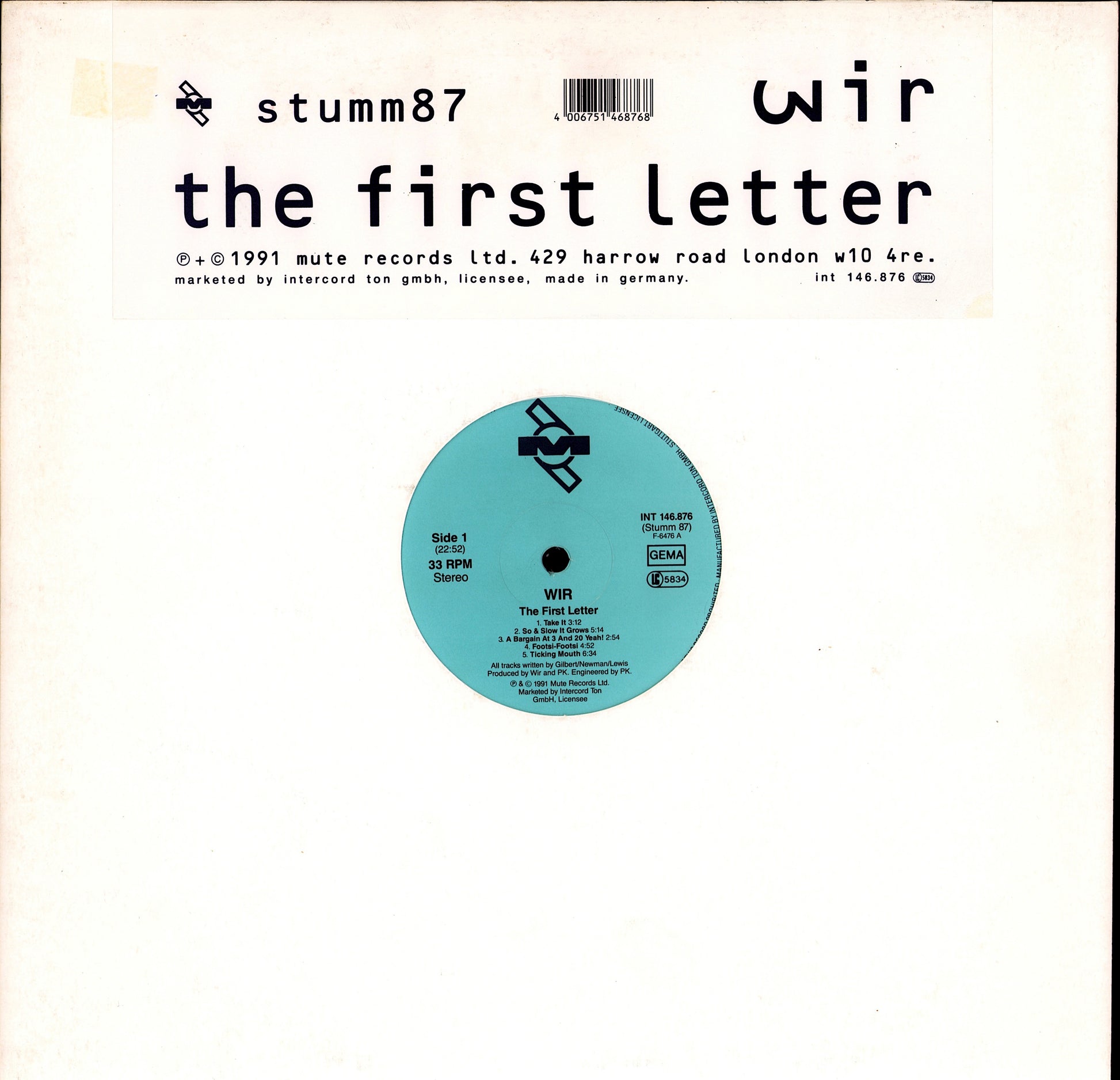 Trisomie 21 ‎- Final Work Vinyl 12" Kopie Kopie Kopie Kopie Kopie