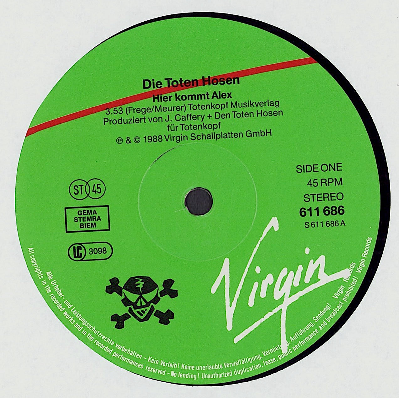 Die Toten Hosen ‎- Hier Kommt Alex Vinyl 12"