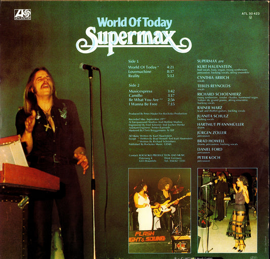 Supermax – World Of Today Vinyl LP | EU Reissue Kopie
