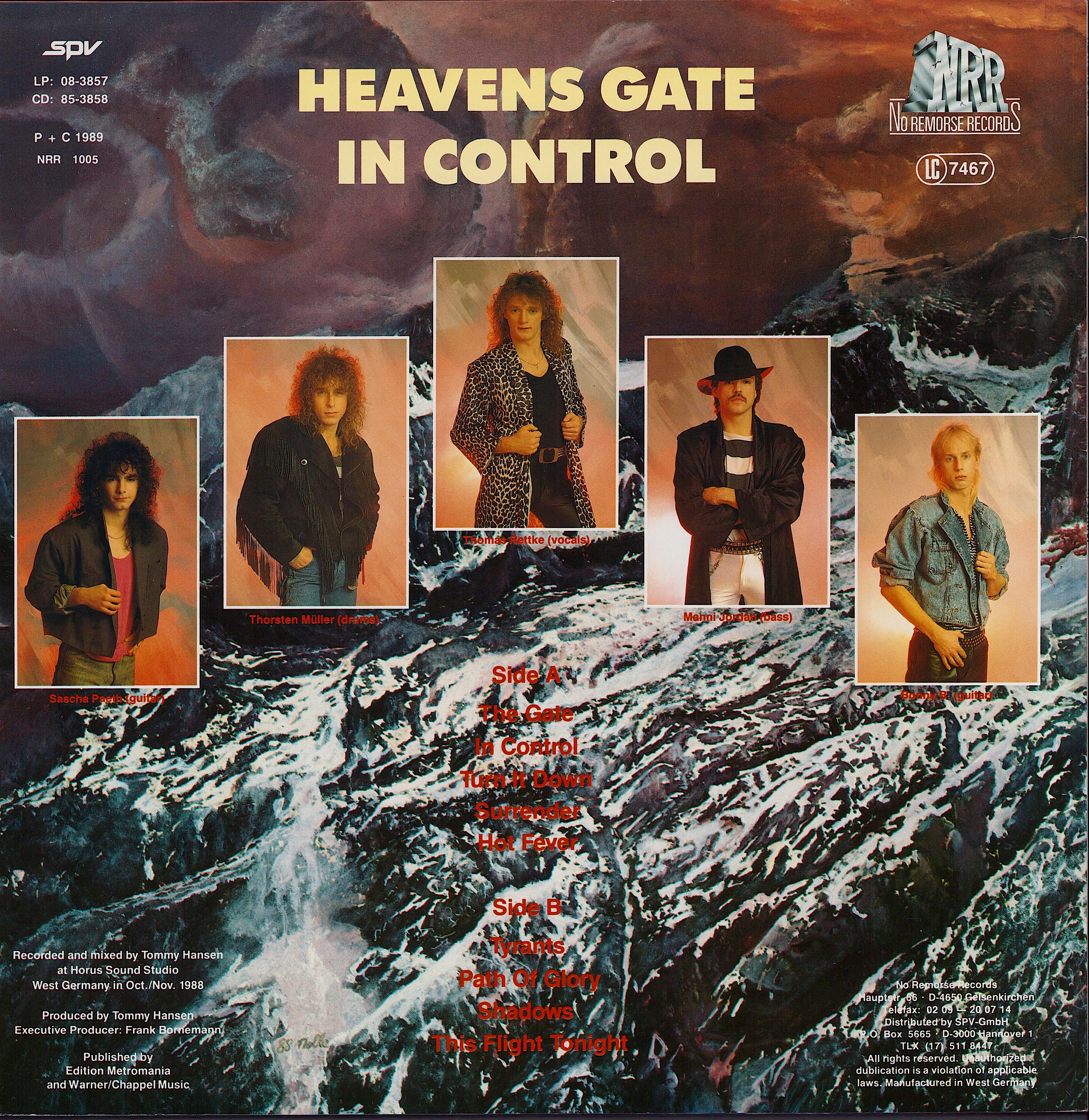 Heaven's Gate - In Control (Vinyl LP)