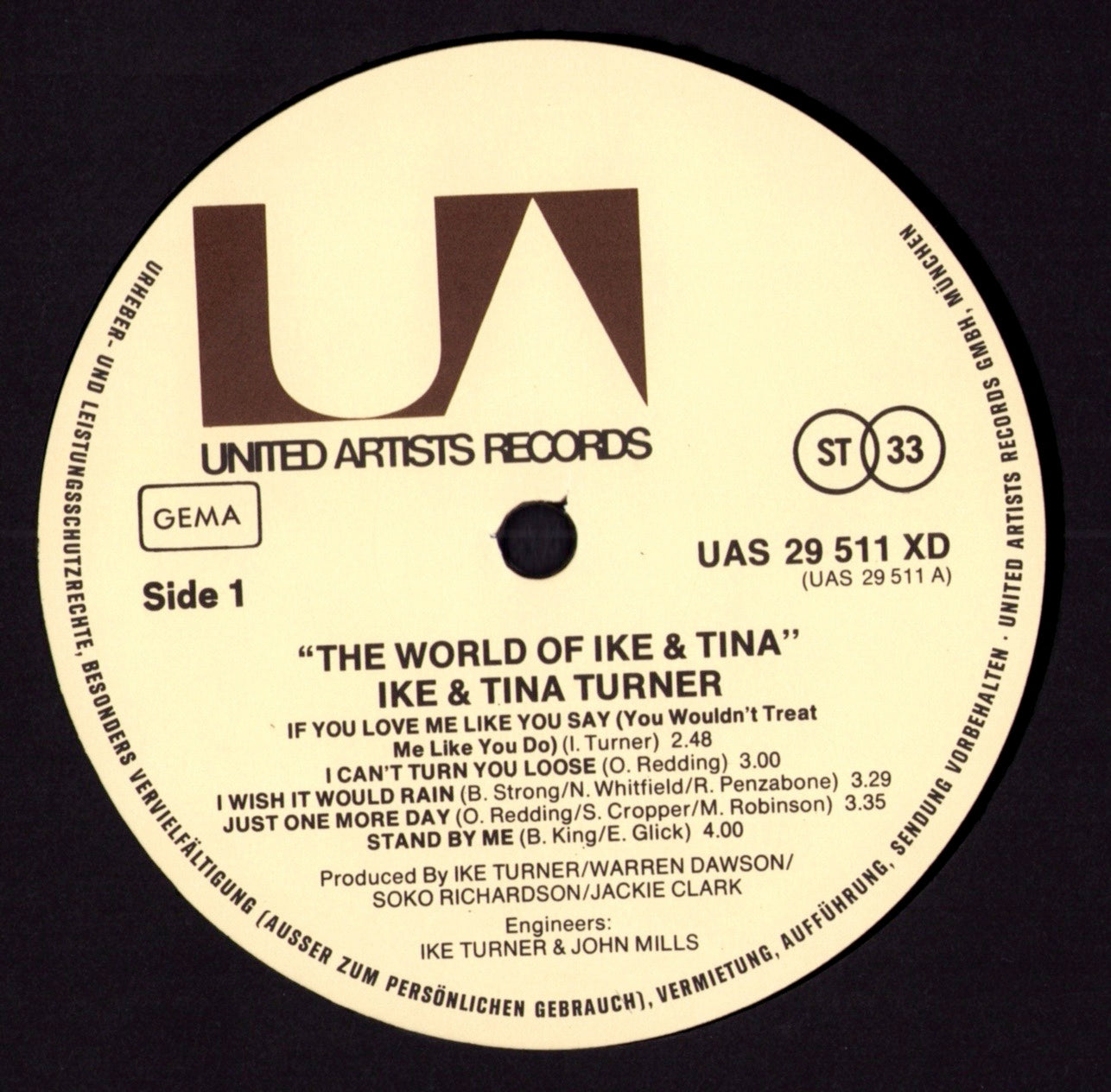 Ike & Tina Turner – Workin' Together Vinyl LP Kopie