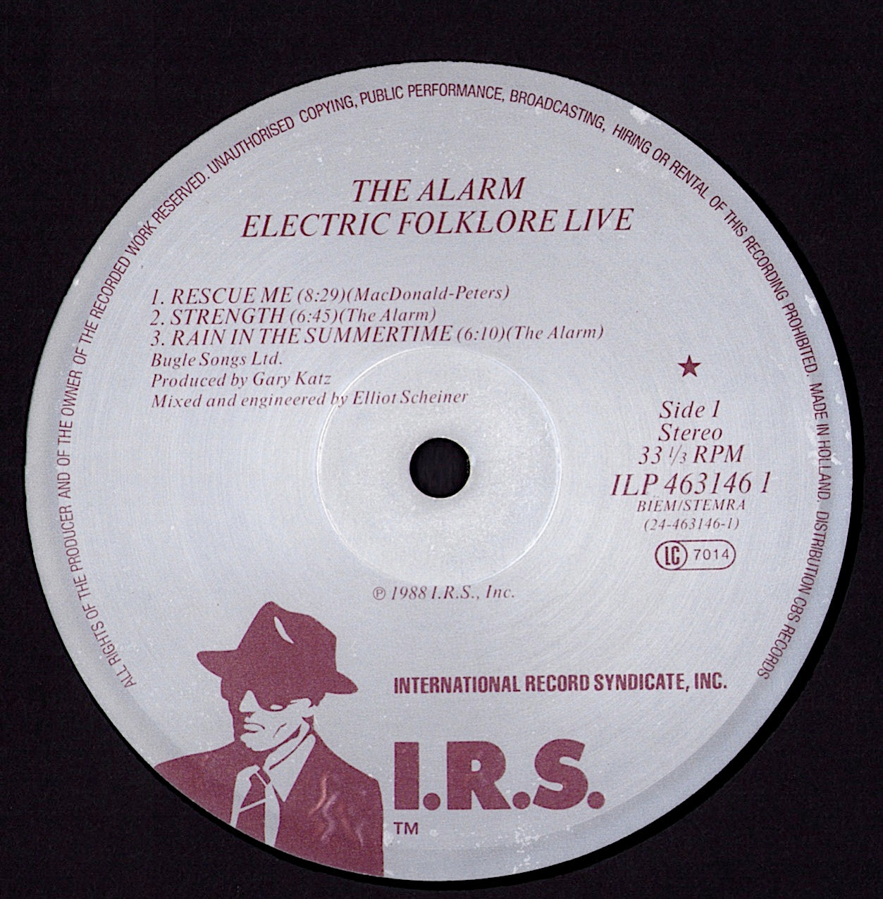 The Alarm – Electric Folklore Live Vinyl LP
