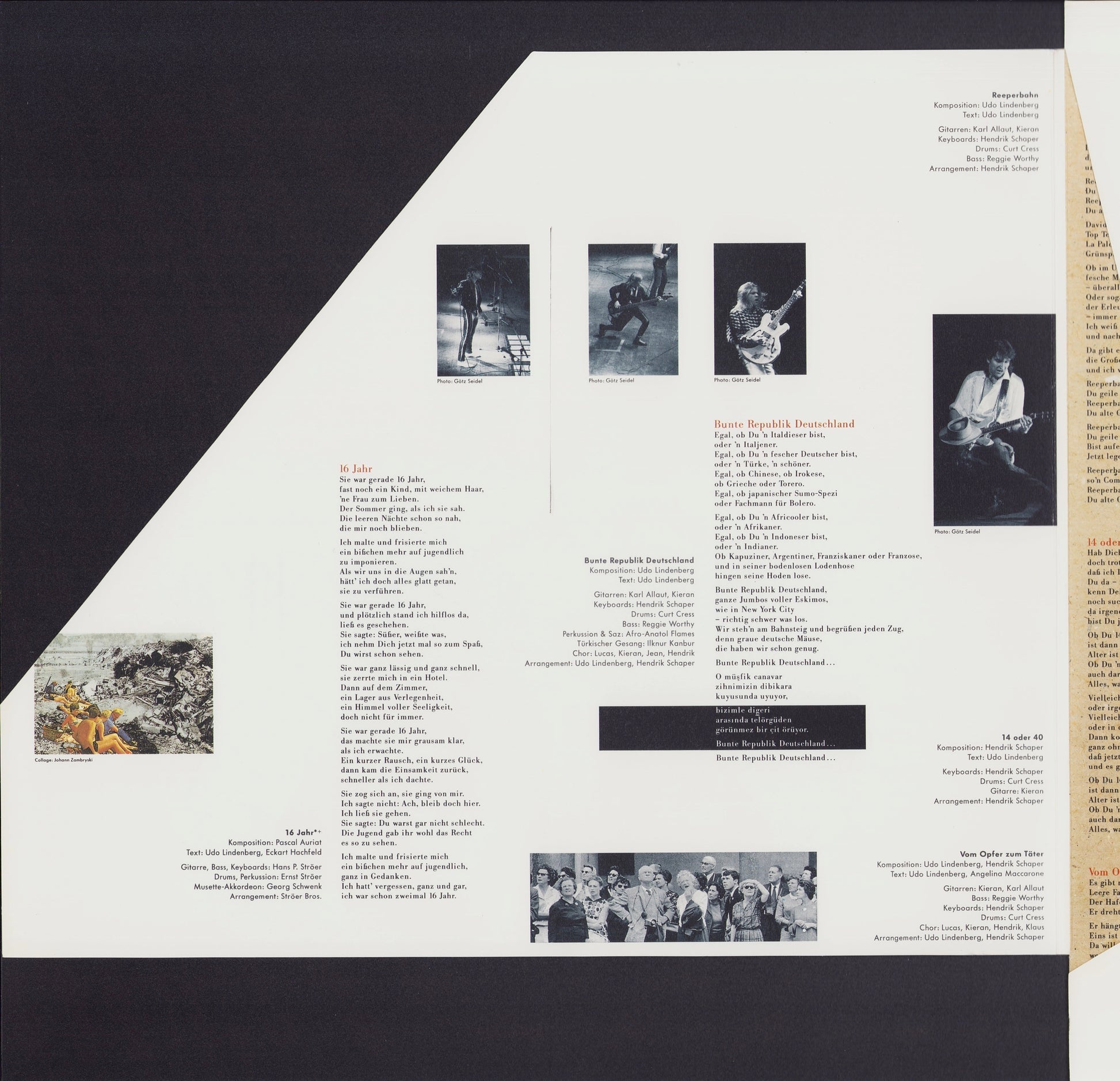 Udo Lindenberg ‎- Bunte Republik Deutschland Vinyl LP