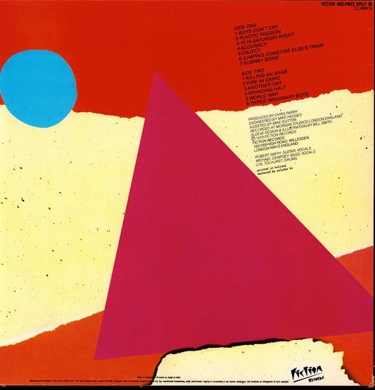 The Cure – Seventeen Seconds Vinyl LP | DE Original | 1980 Kopie