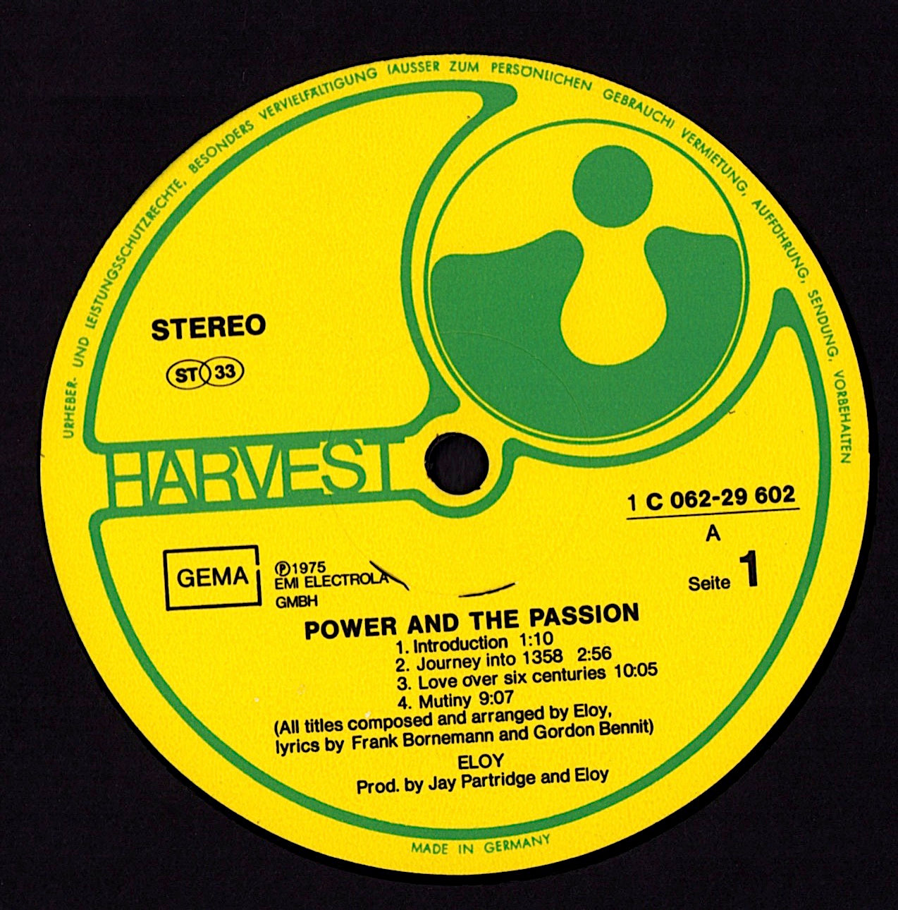 Eloy - Power And The Passion (Vinyl LP)