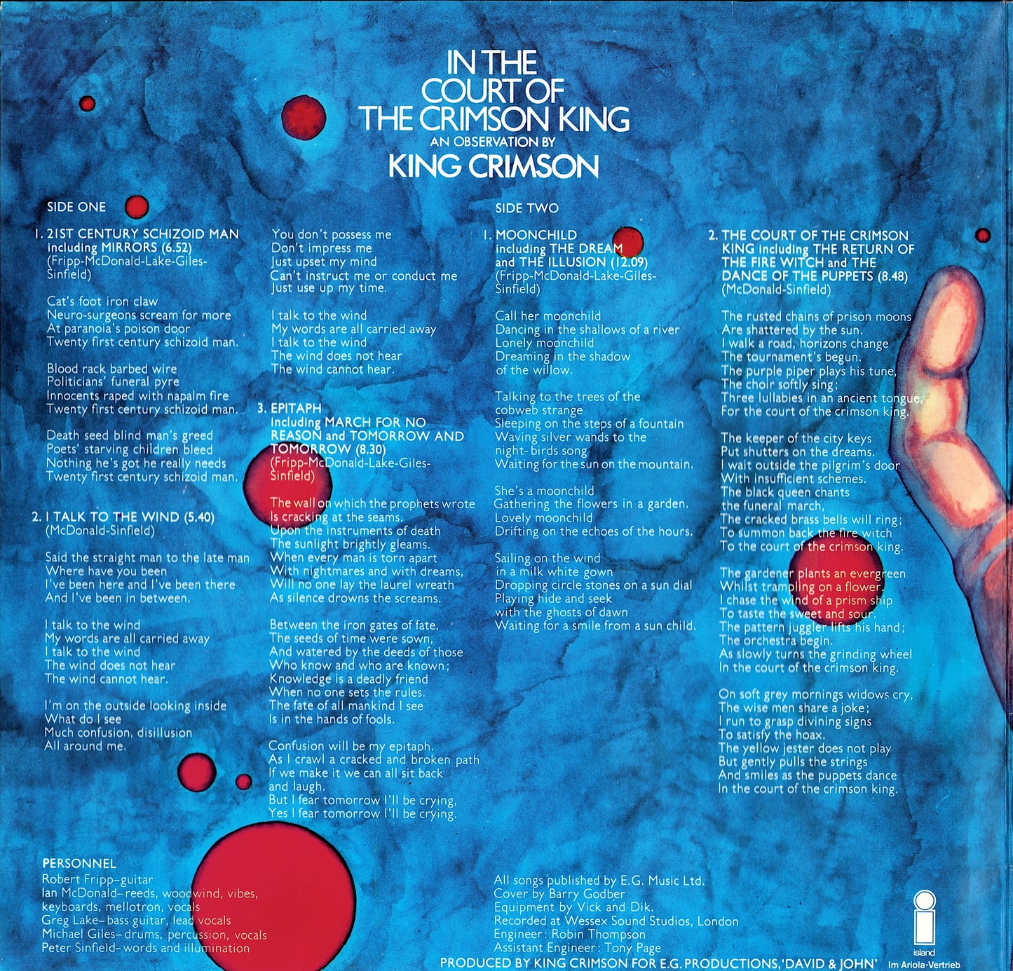 King Crimson ‎- Lizard Vinyl LP Kopie Kopie Kopie Kopie Kopie Kopie