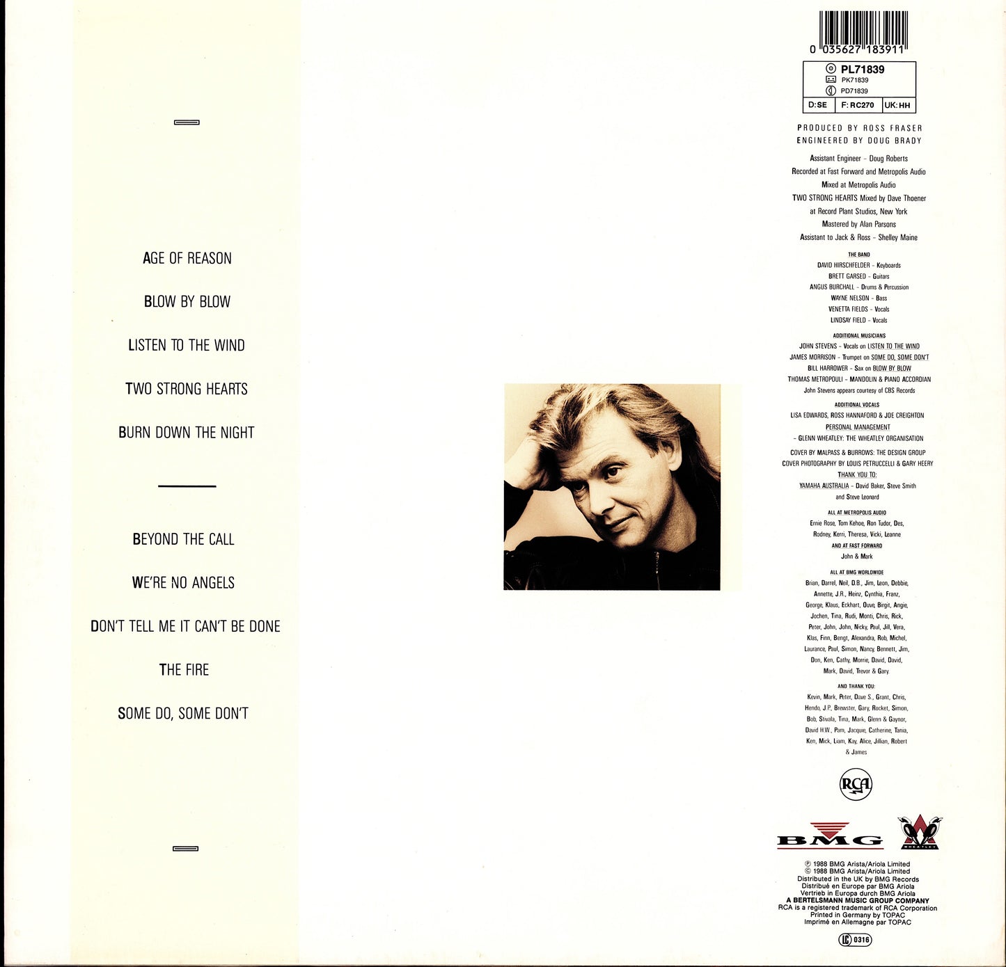 James Taylor – Never Die Young Vinyl LP, EU Original, 1988 Kopie