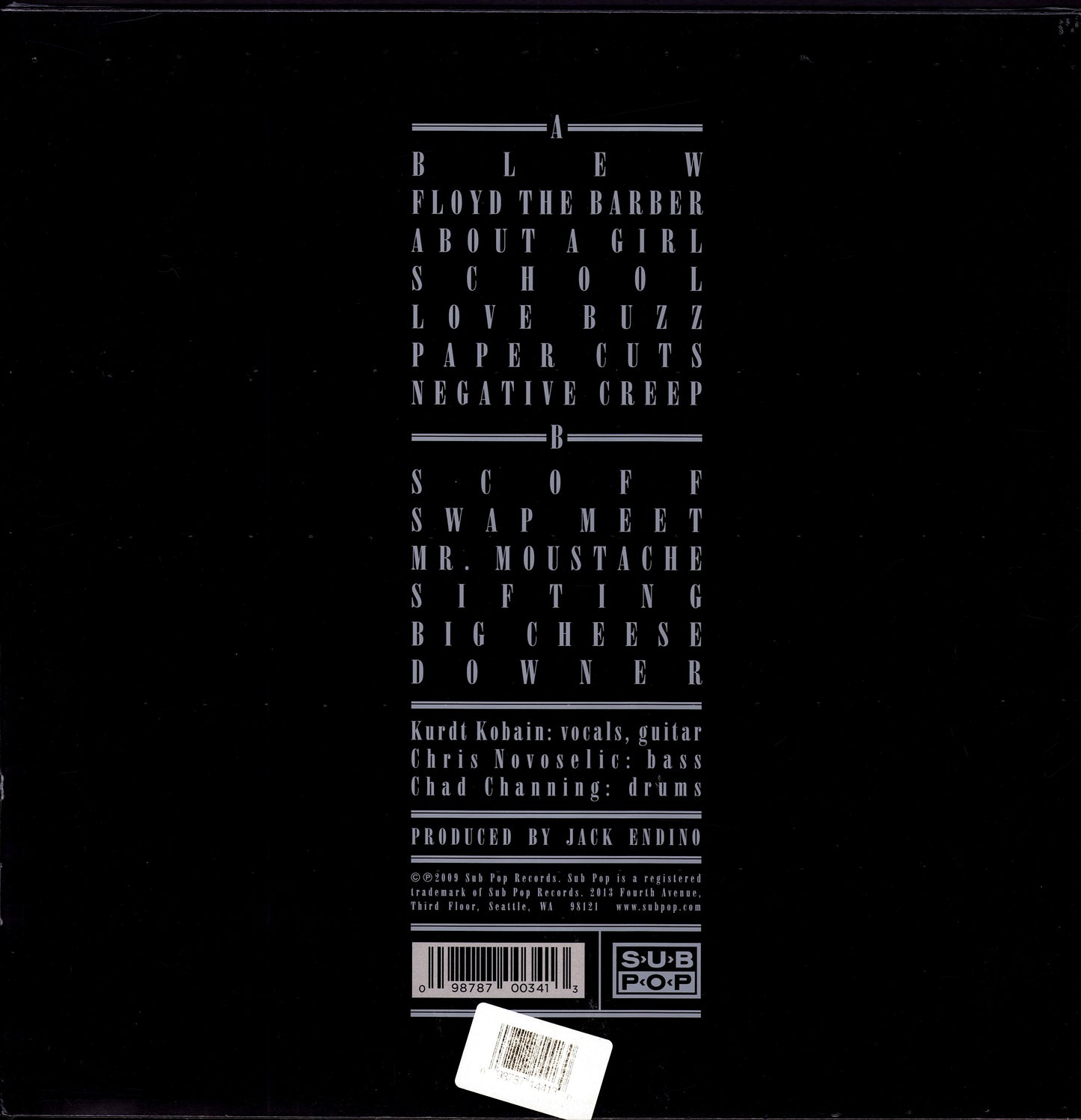 Nirvana - Bleach (Vinyl LP) 