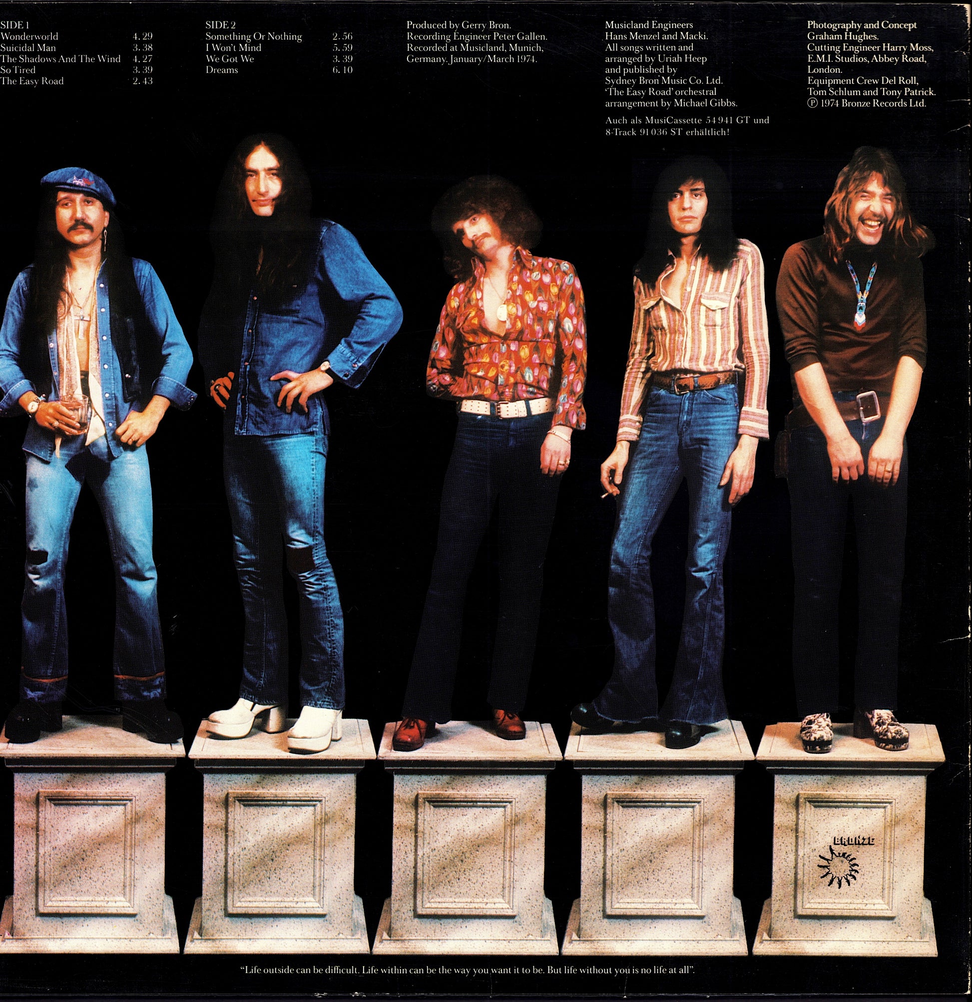 Uriah Heep – Wonderworld Vinyl LP, DE Original